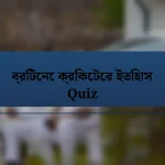 ব্রিটেনে ক্রিকেটের ইতিহাস Quiz