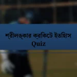 শ্রীলঙ্কার ক্রিকেট ইতিহাস Quiz